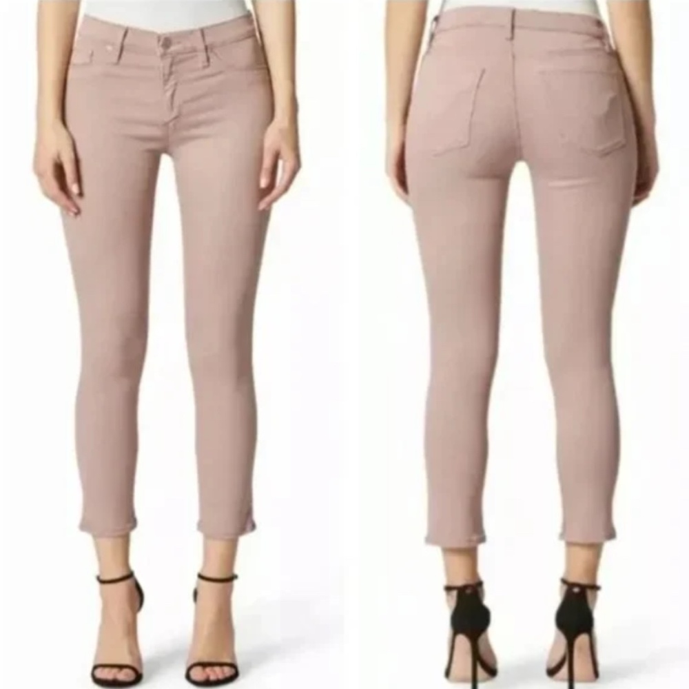 Hudson Dusty Rose Crop Jeans NWT size 32